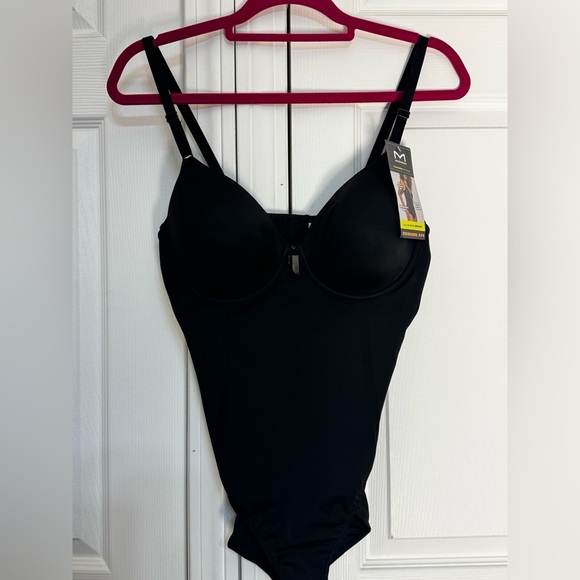 Maidenform Women's Extra Firm Control All In One Bodysuit Black , Size M NWT - Picture 2 of 14